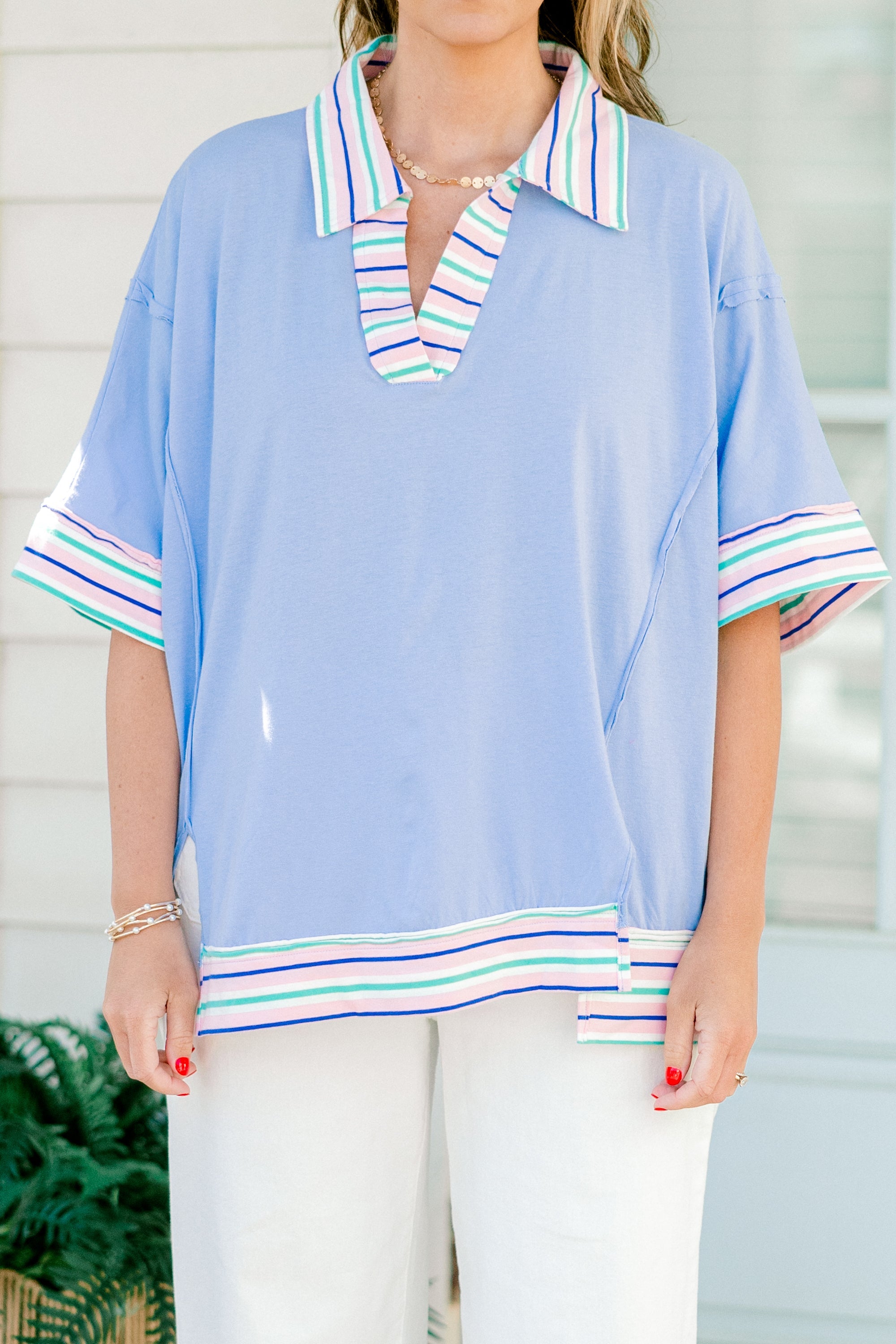 Much Better Now Top, Periwinkle