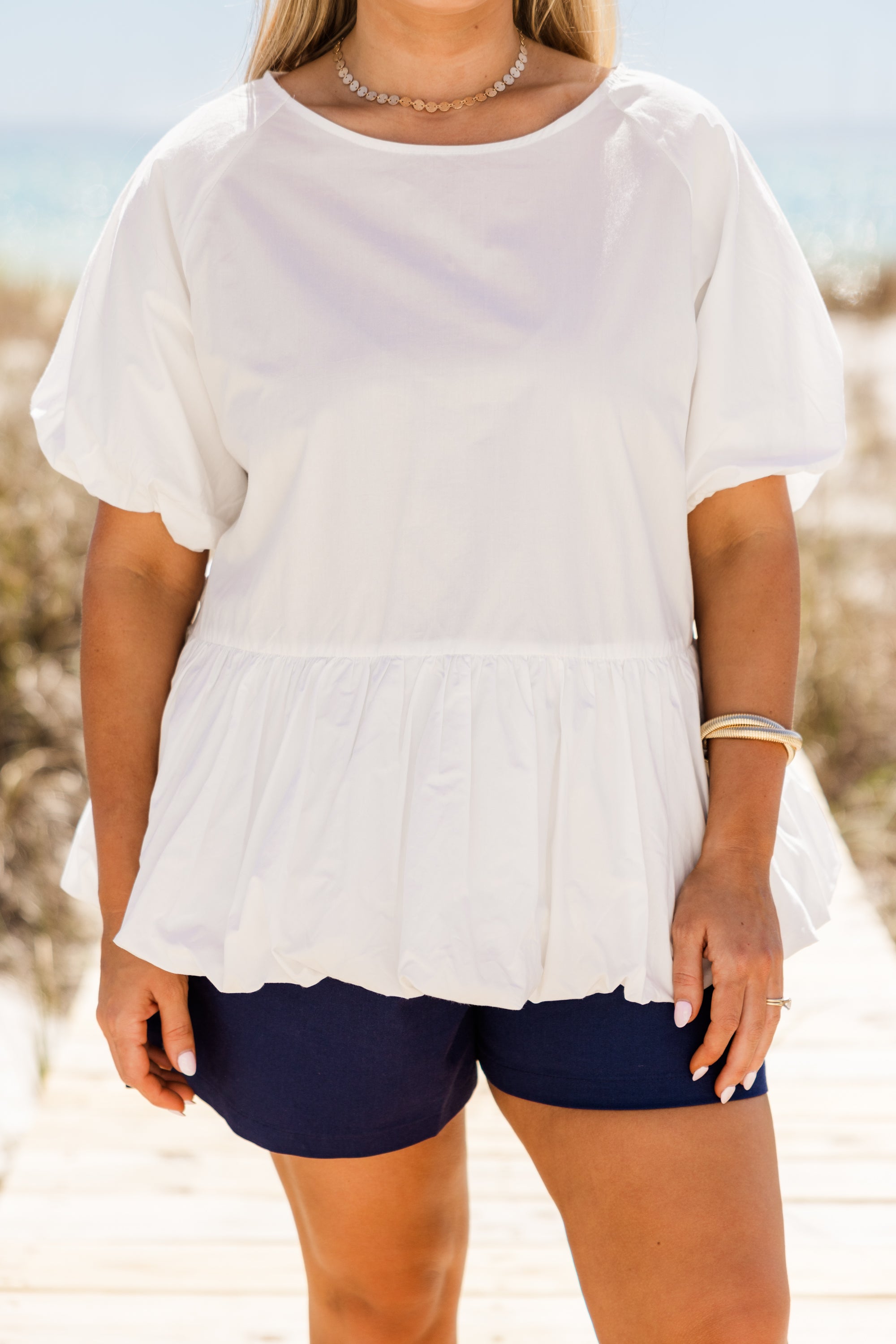My Call Top, White