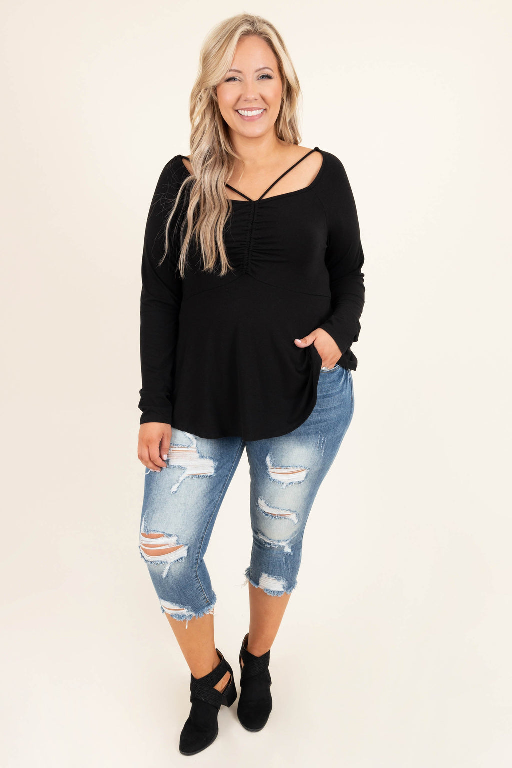 My Go To Capris, Medium Wash