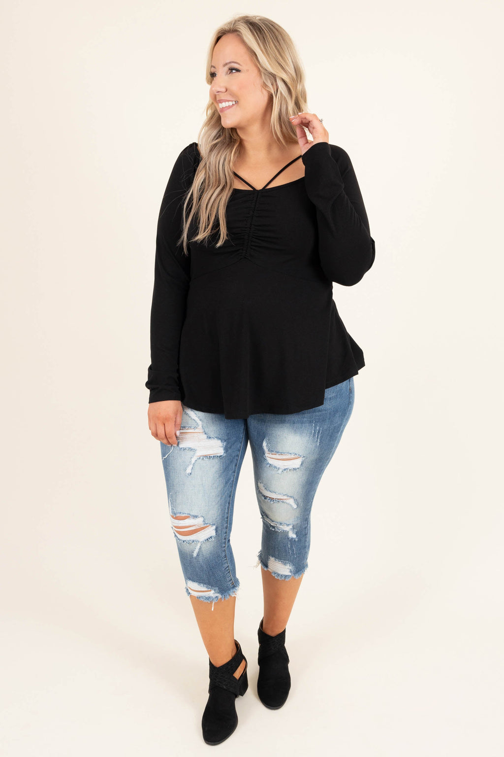 My Go To Capris, Medium Wash