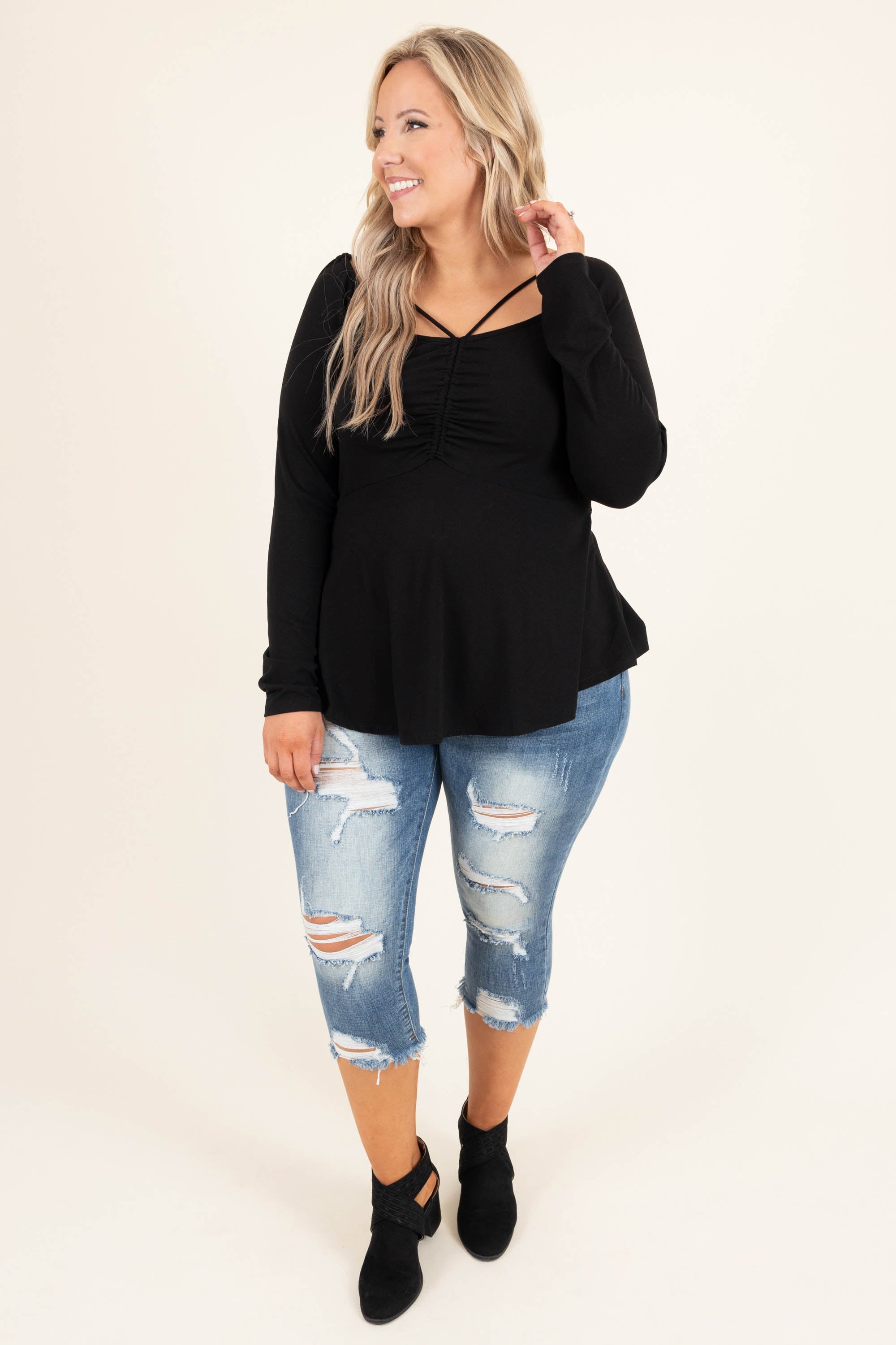 My Go To Capris, Medium Wash