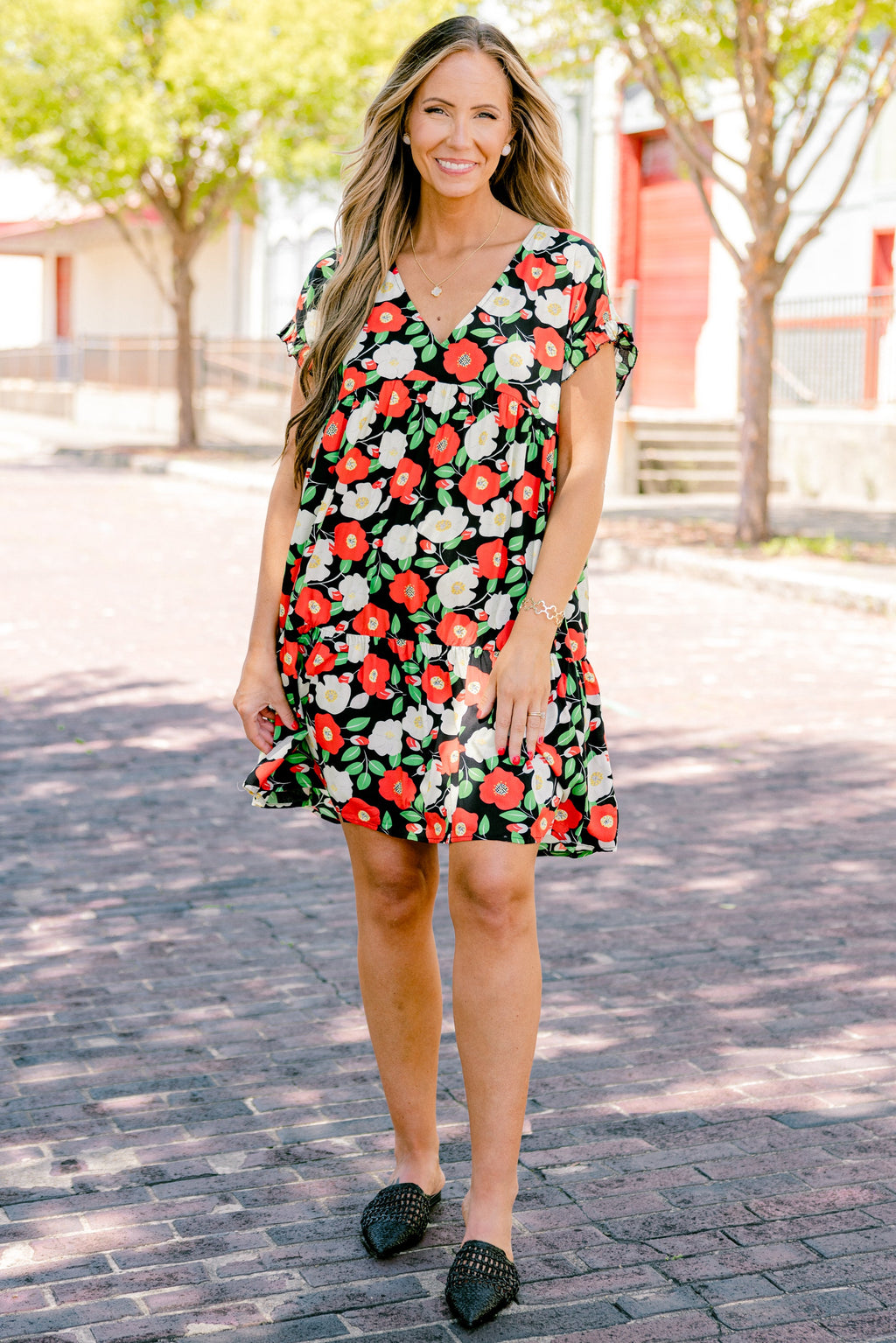 My Heart Is An Open Door Dress, Black