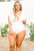 My Heart Is In Hawaii Swimsuit, White
