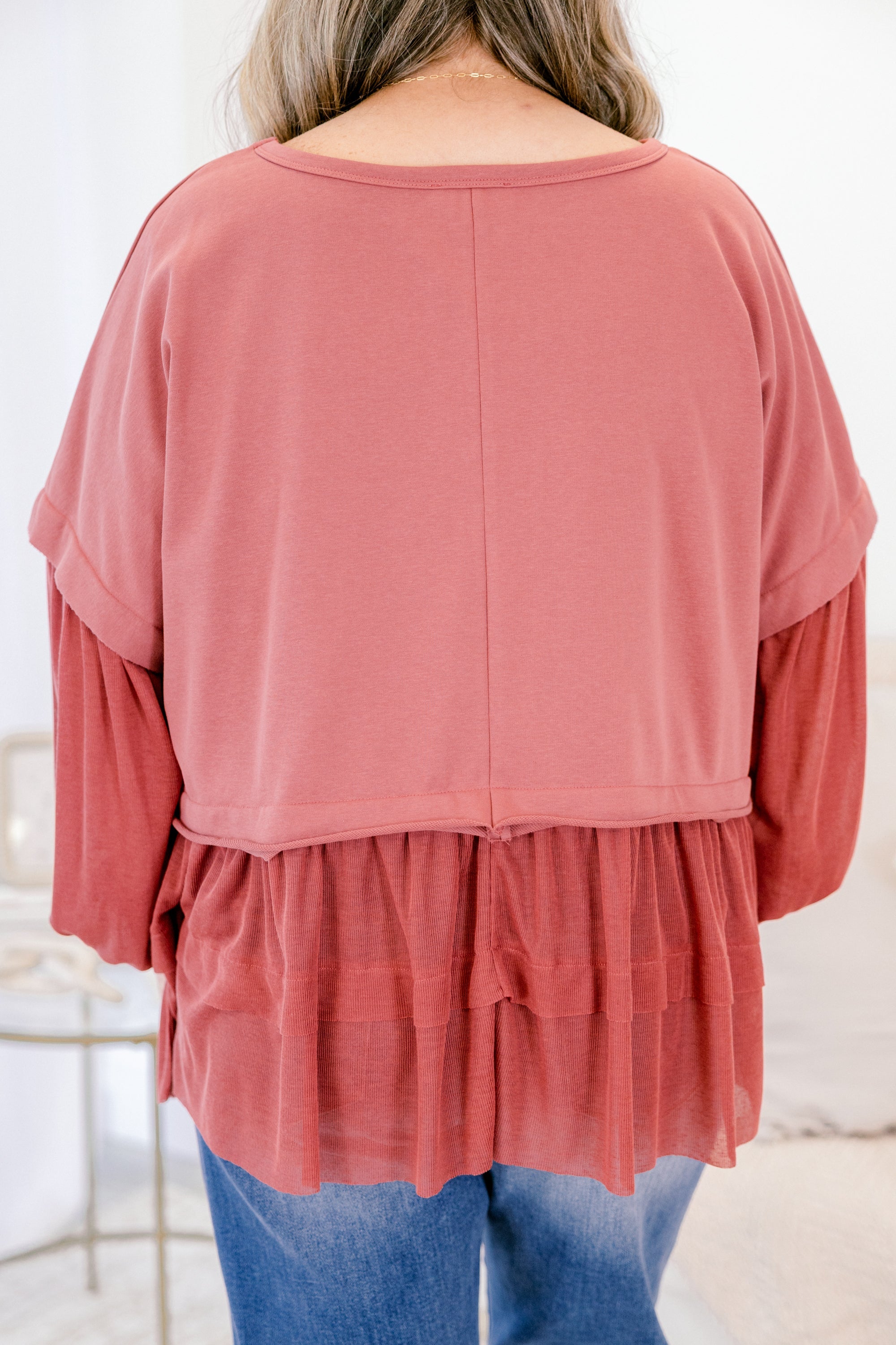 My Kind of Fun Top, Burgundy