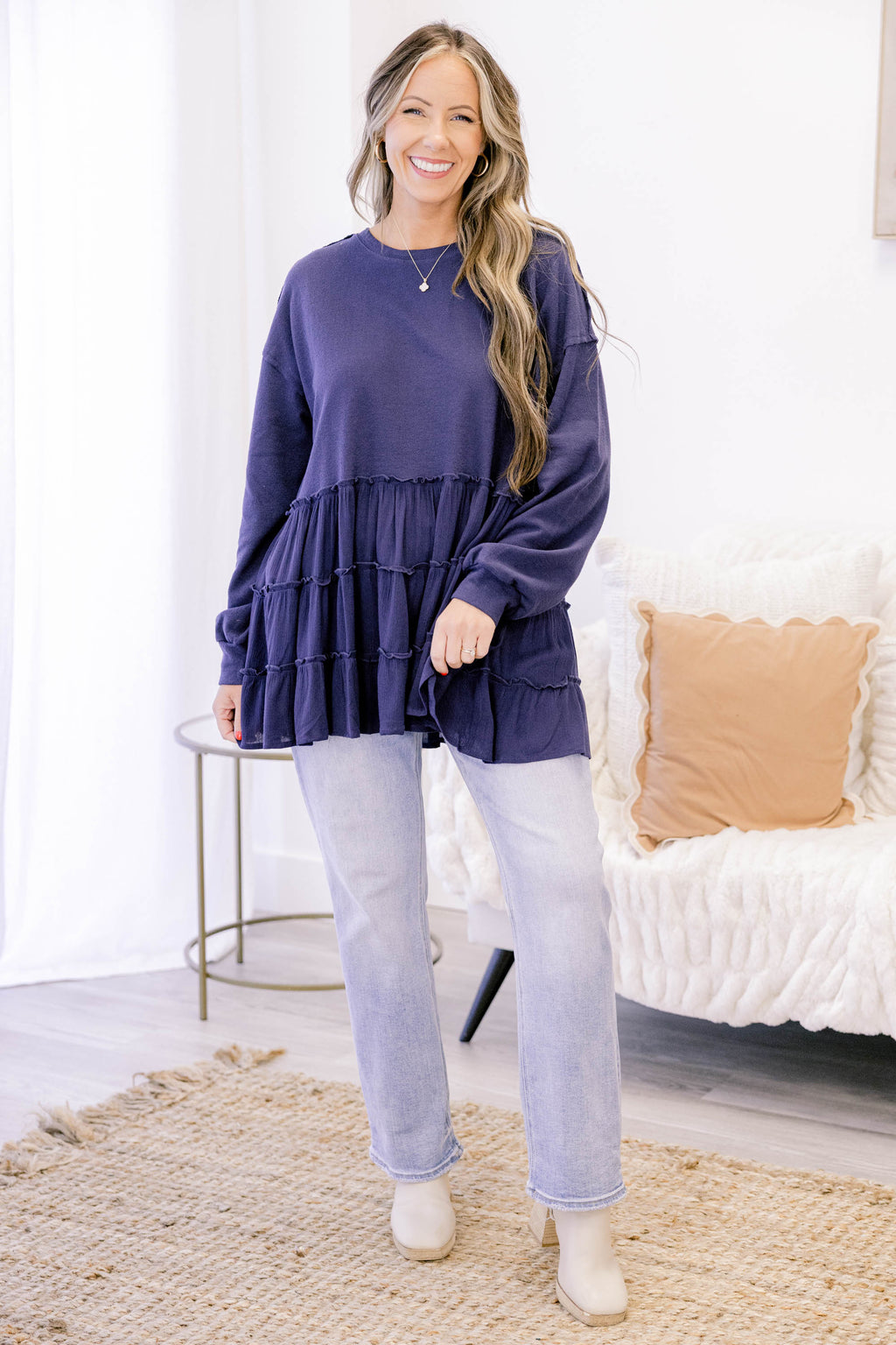 My Kind Of Fun Top, Navy