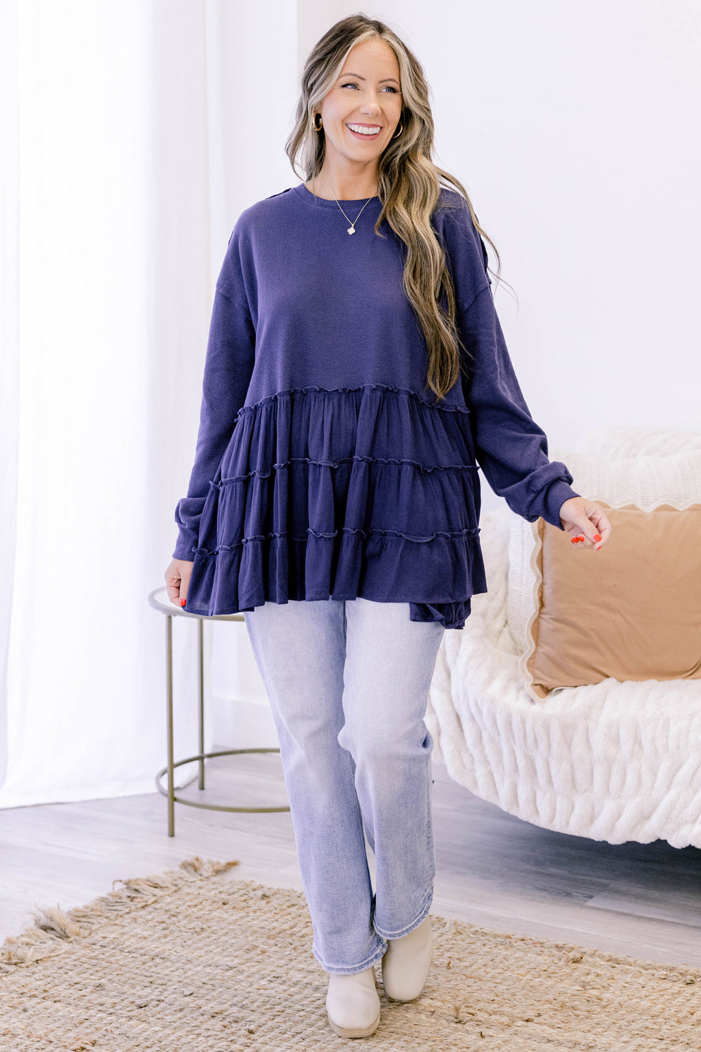 My Kind Of Fun Top, Navy