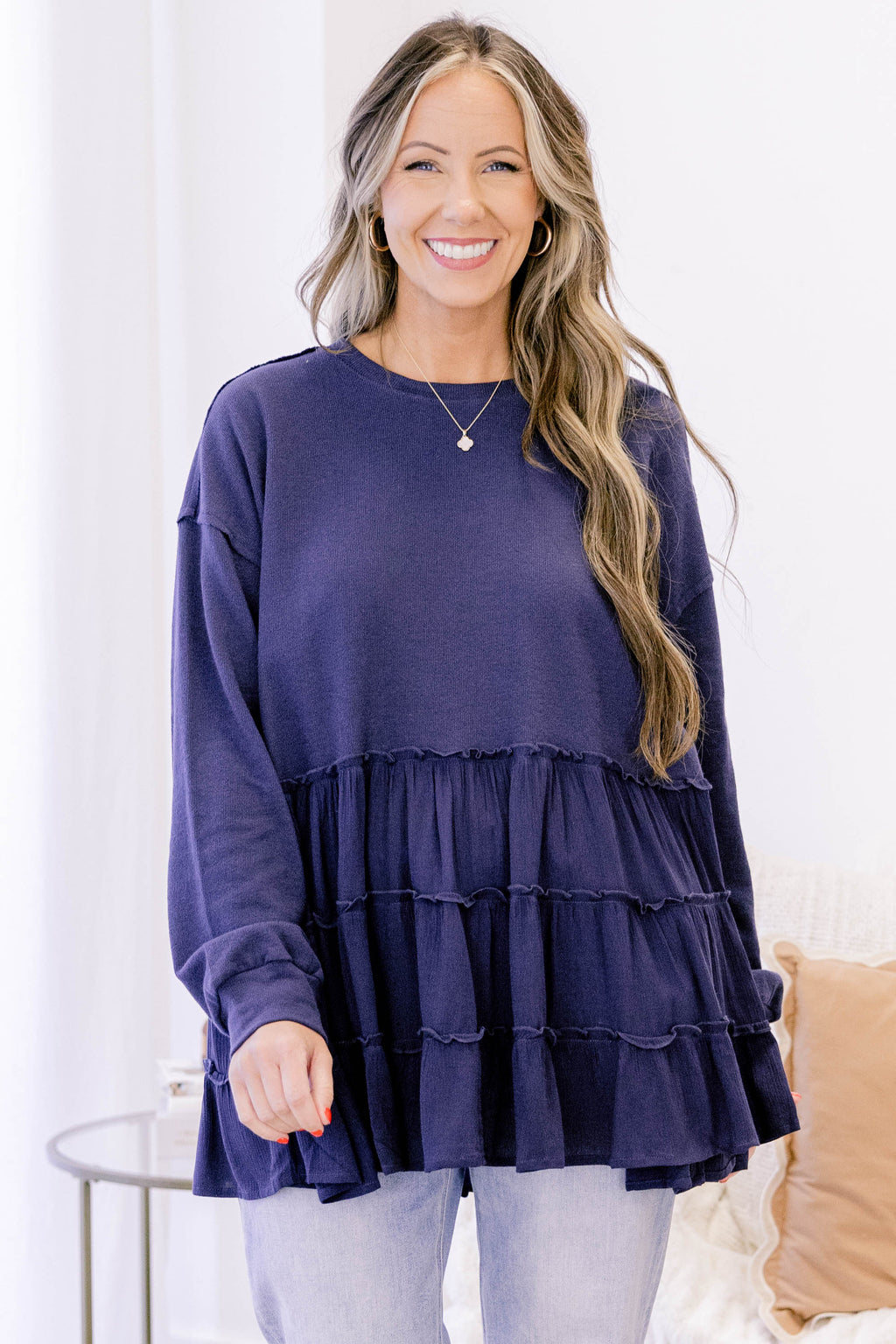 My Kind Of Fun Top, Navy