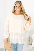 My Kind of Fun Top, Oatmeal