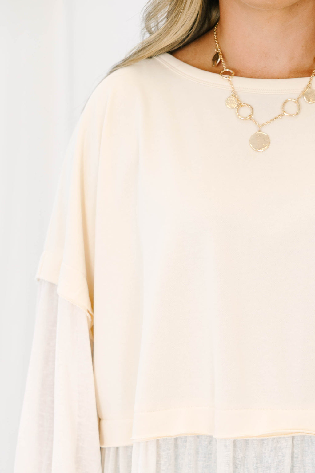 My Kind of Fun Top, Oatmeal