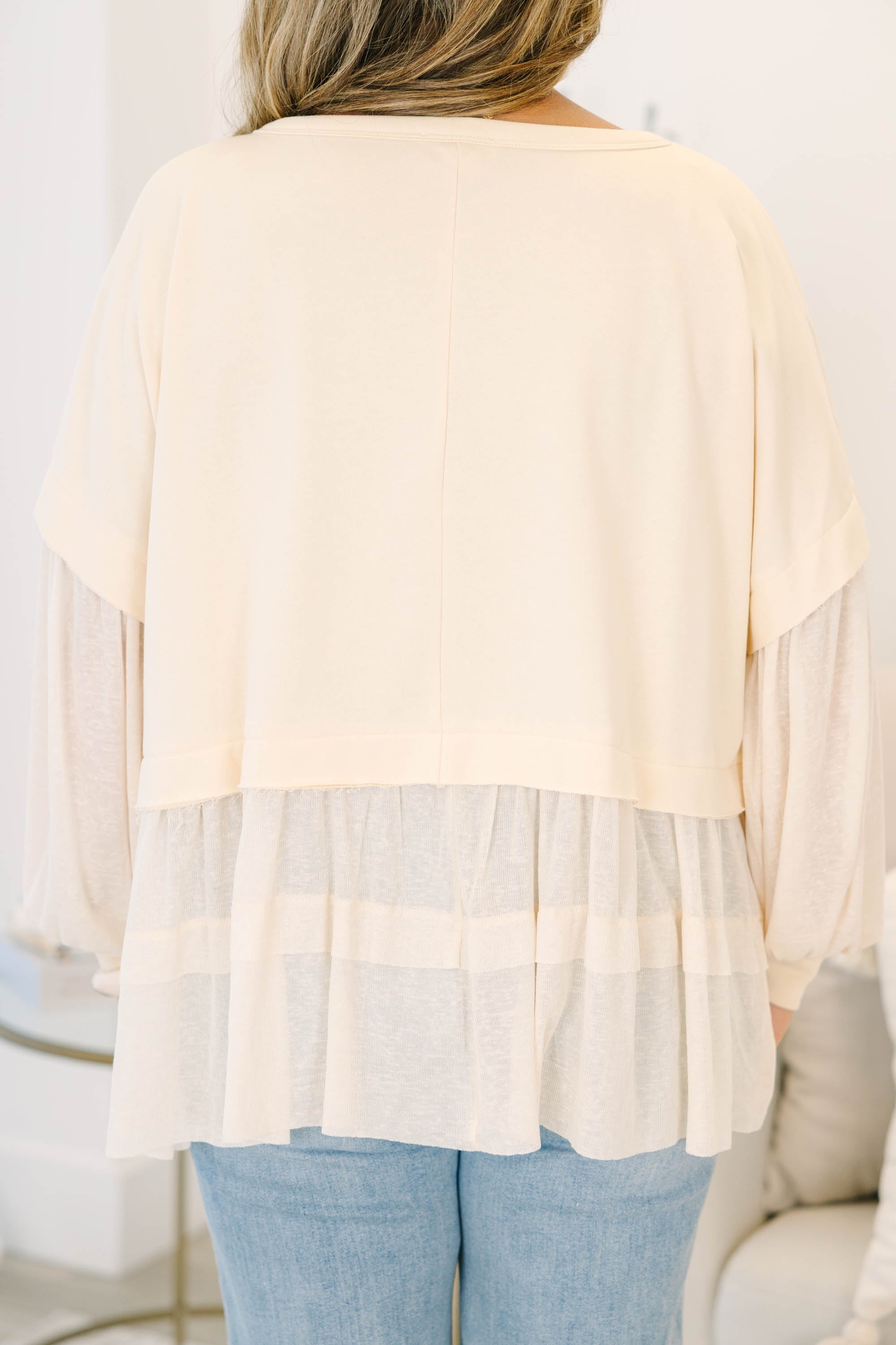 My Kind of Fun Top, Oatmeal
