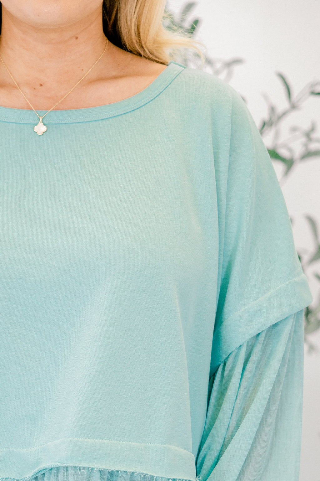 My Kind of Fun Top, Seafoam