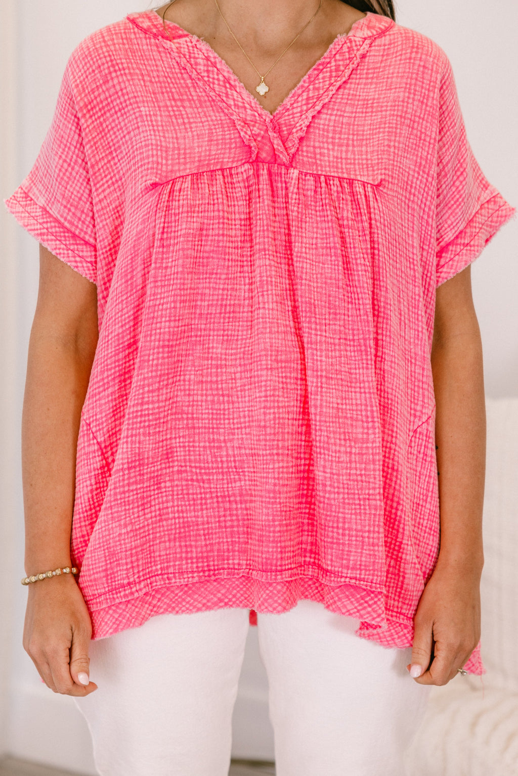 My Love For Dance Top, Fuchsia