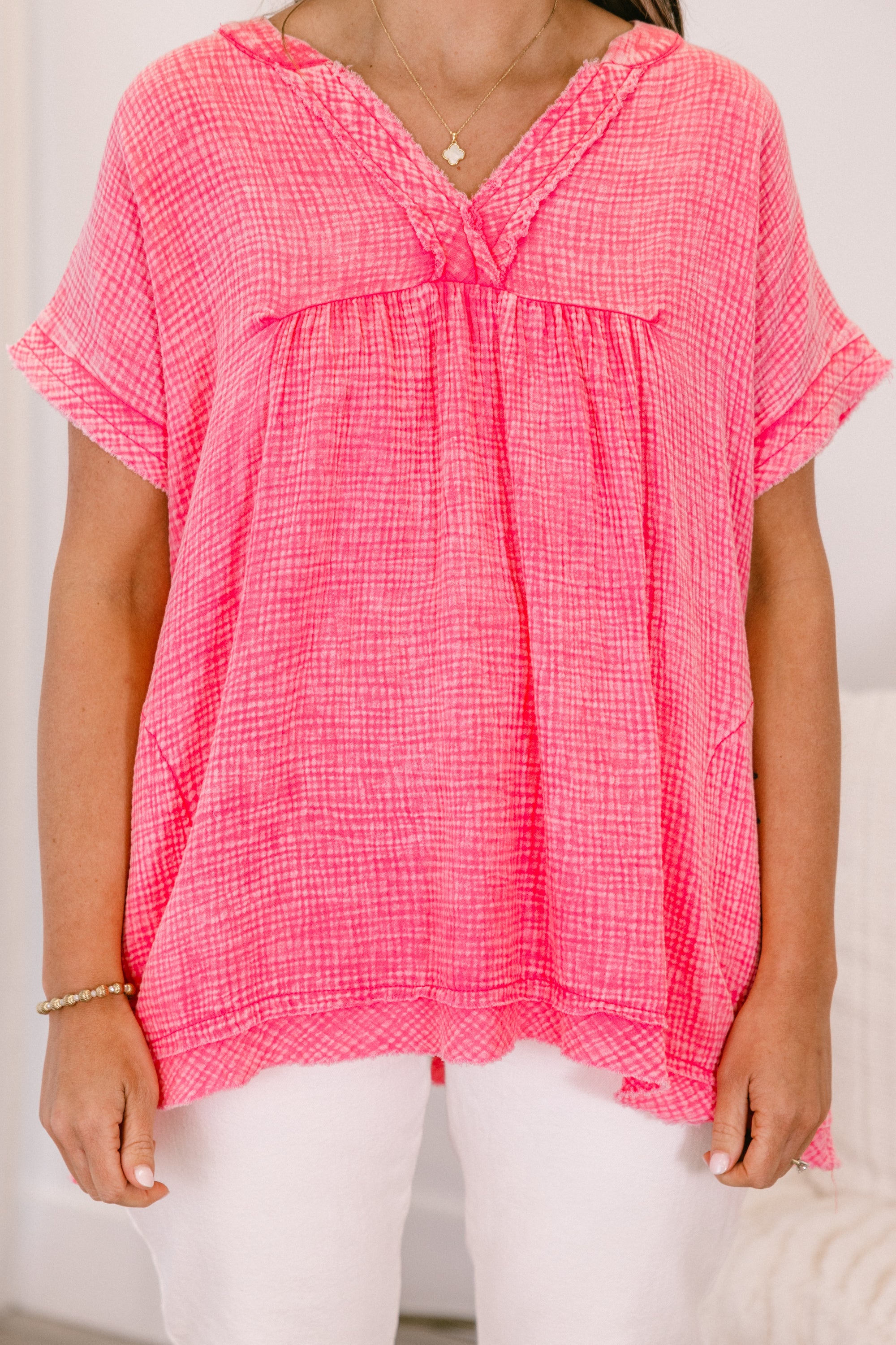 My Love For Dance Top, Fuchsia