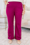 My Signature Look Pants, Merlot