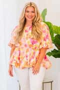 My Sweet Perspective Top, Pink Multi