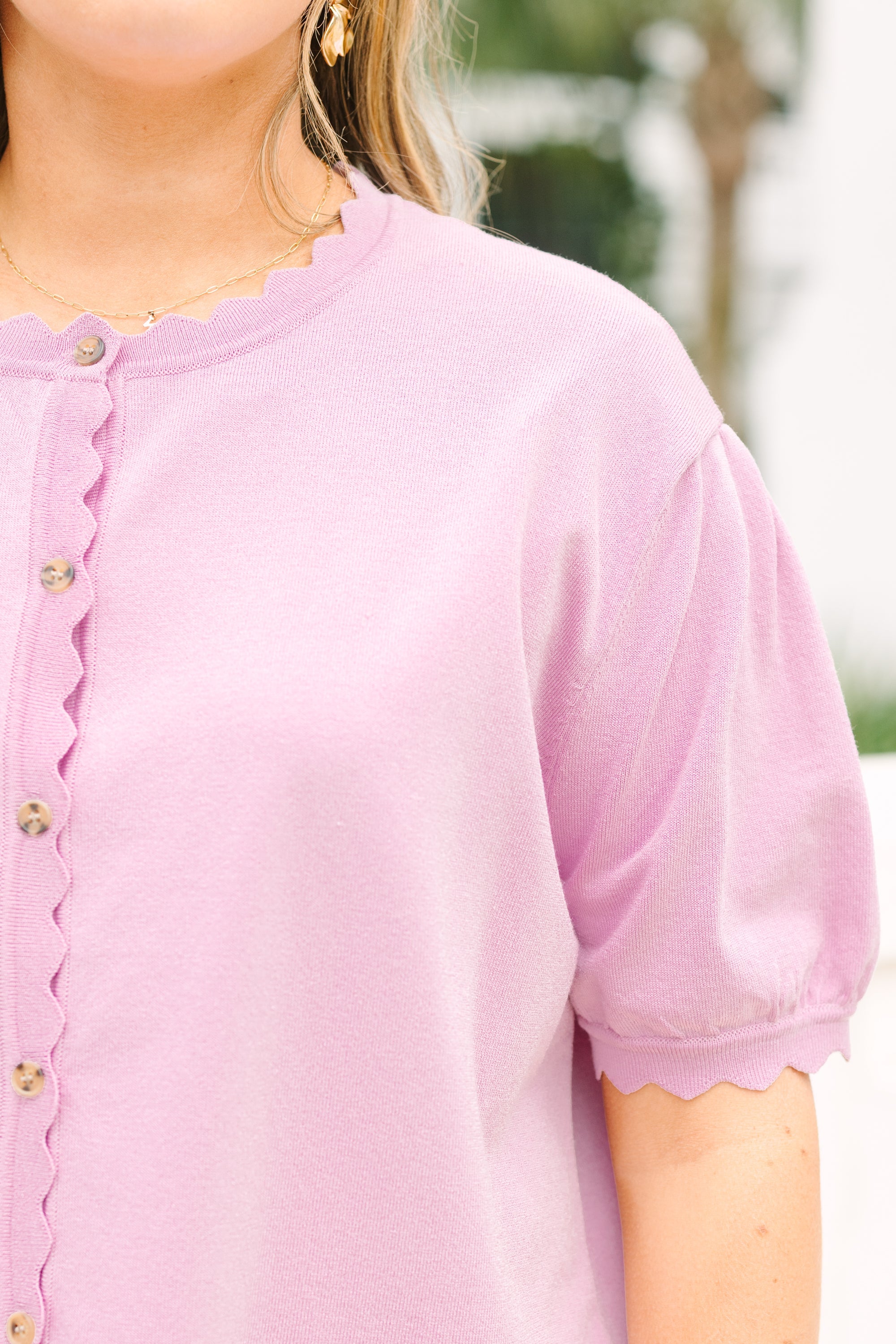 My Sweet Side Cardigan, Lavender