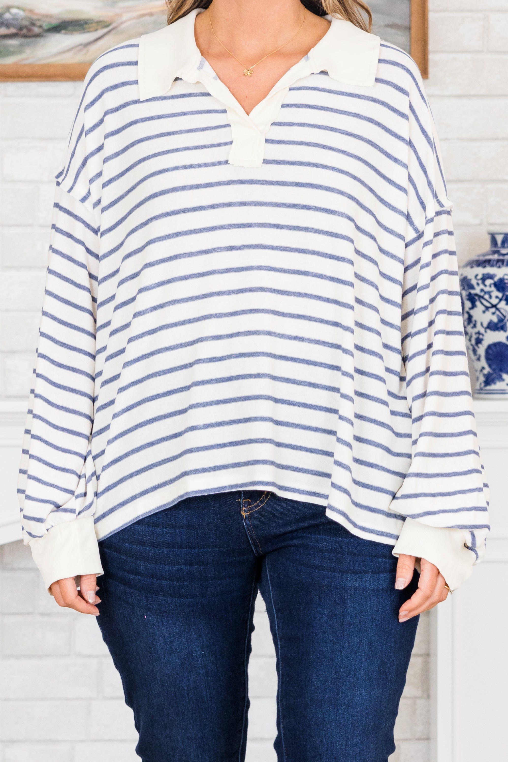 My Wants And Needs Top, Navy