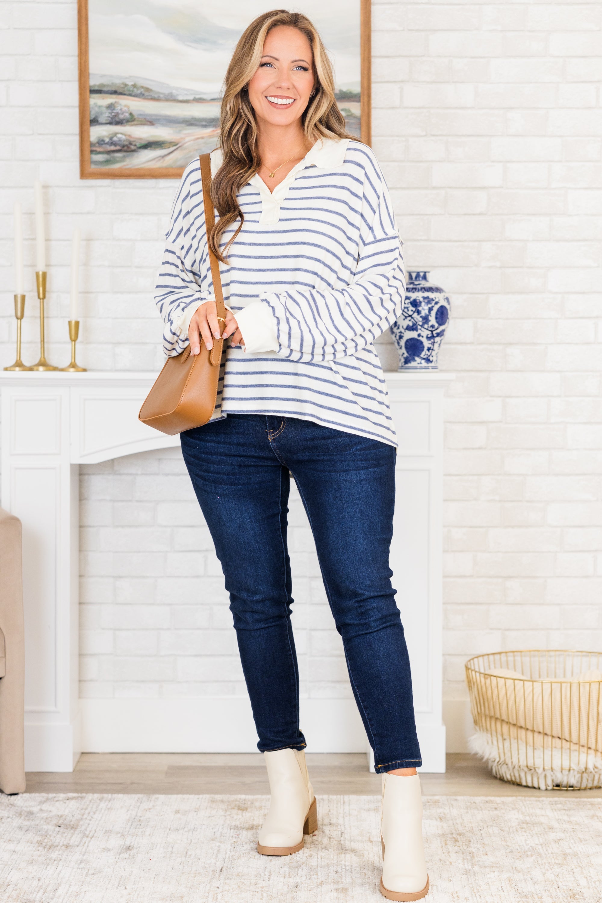 My Wants And Needs Top, Navy