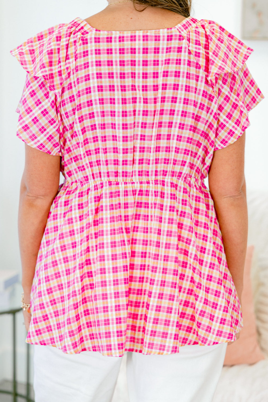 My Wants And Needs Babydoll Top, Fuchsia