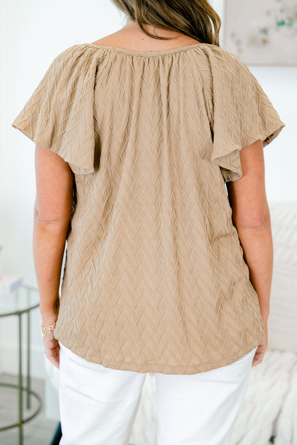 My Worst Distraction Top, Taupe