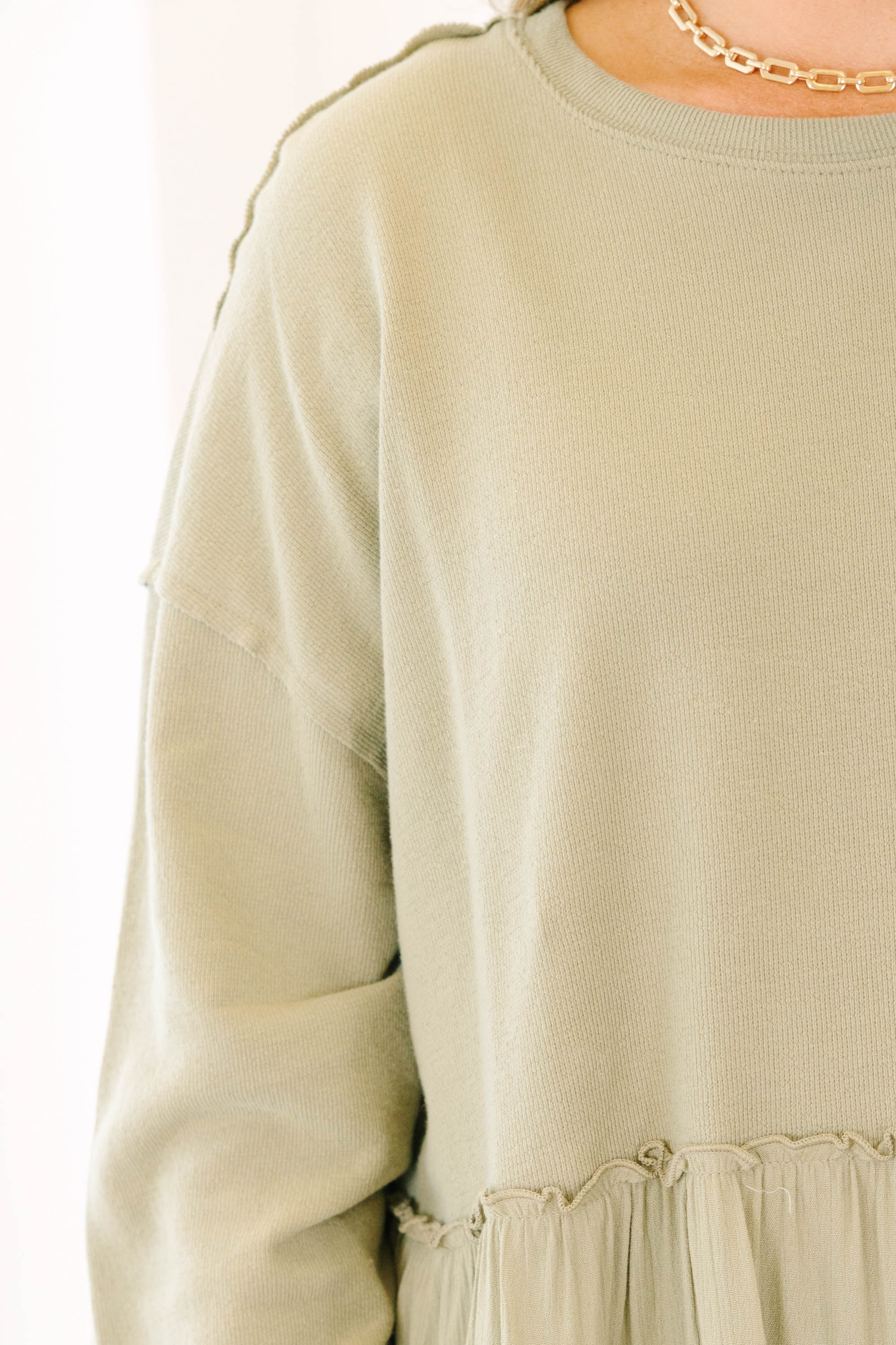 My Kind Of Fun Top, Olive