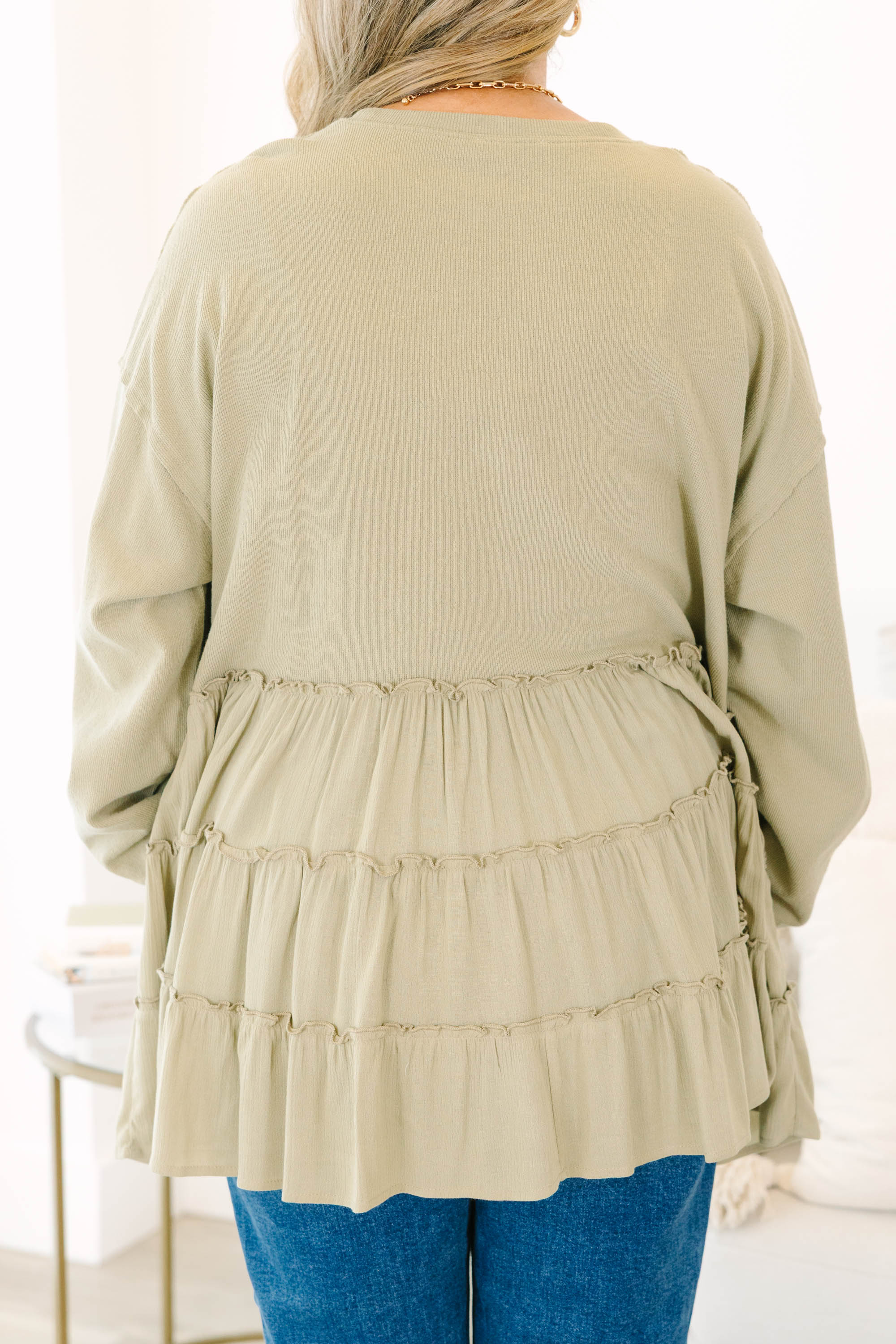 My Kind Of Fun Top, Olive