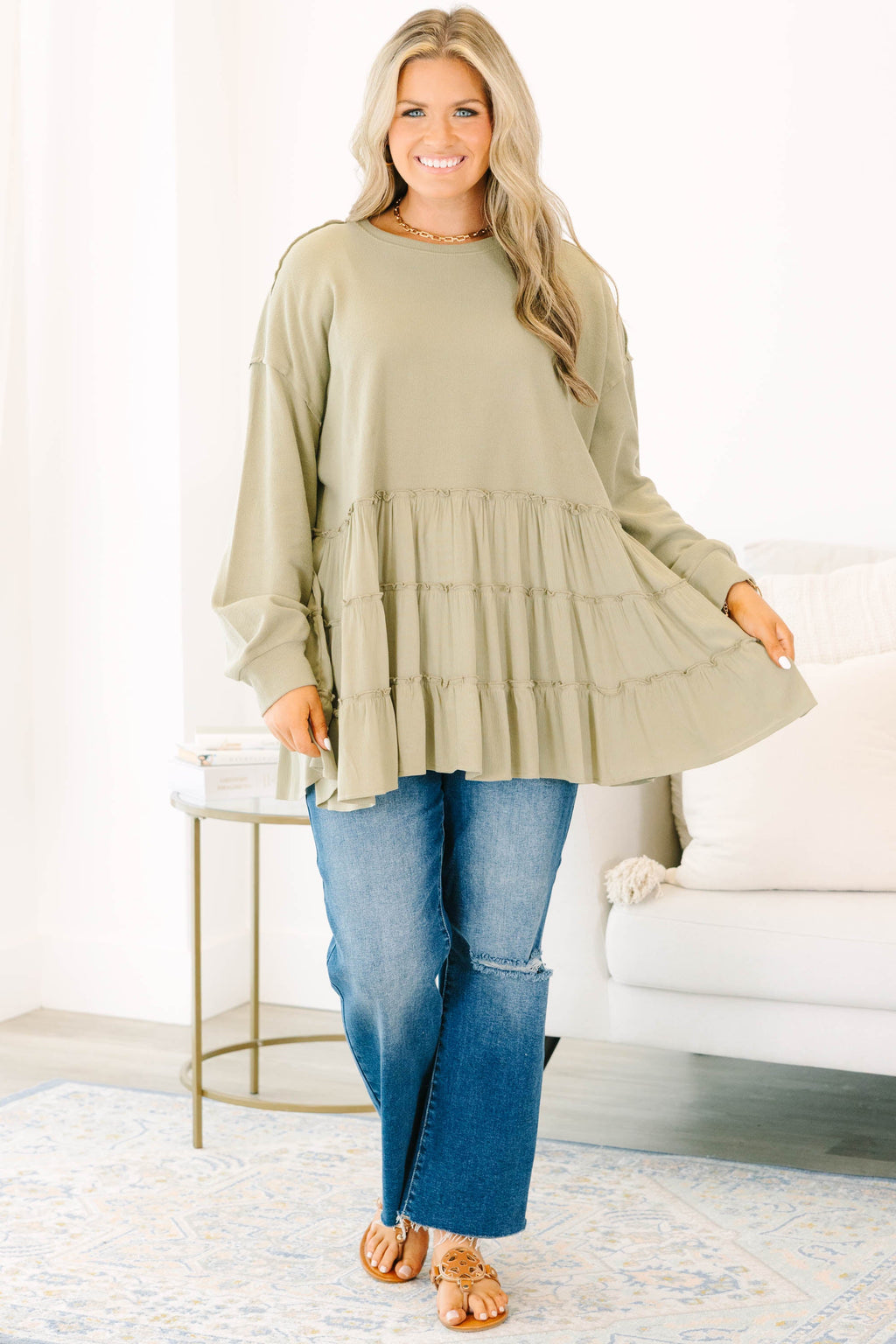 My Kind Of Fun Top, Olive