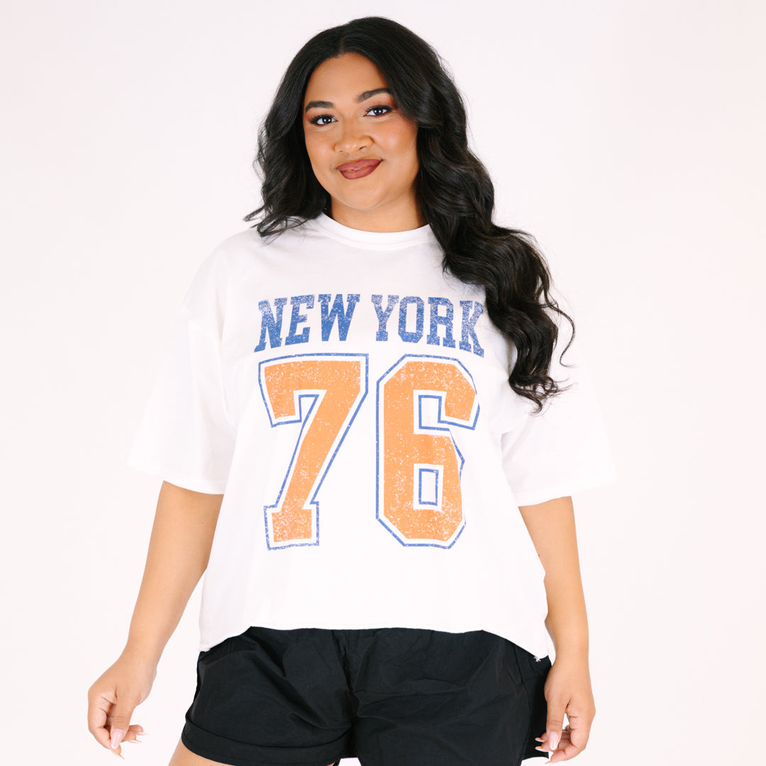 NY 1976 Vintage Wash Tee, White