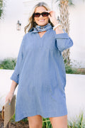 Natural By Nature Popover Dress, Denim