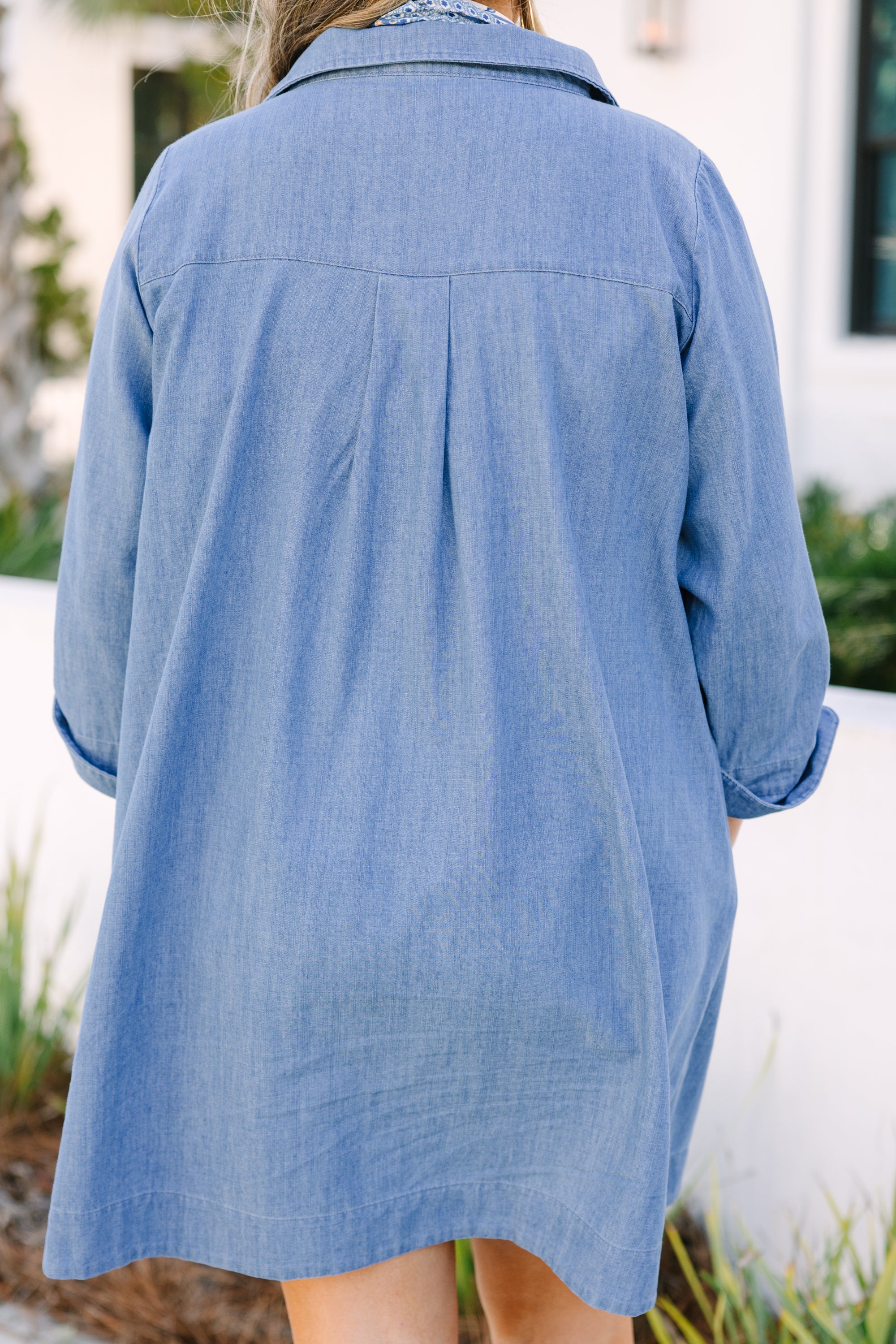 Natural By Nature Popover Dress, Denim