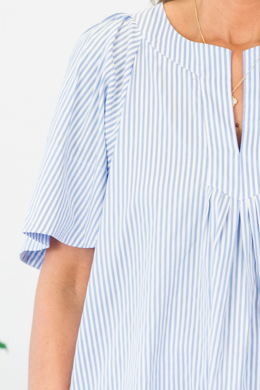 Nautical Breeze Top, Blue Stripe