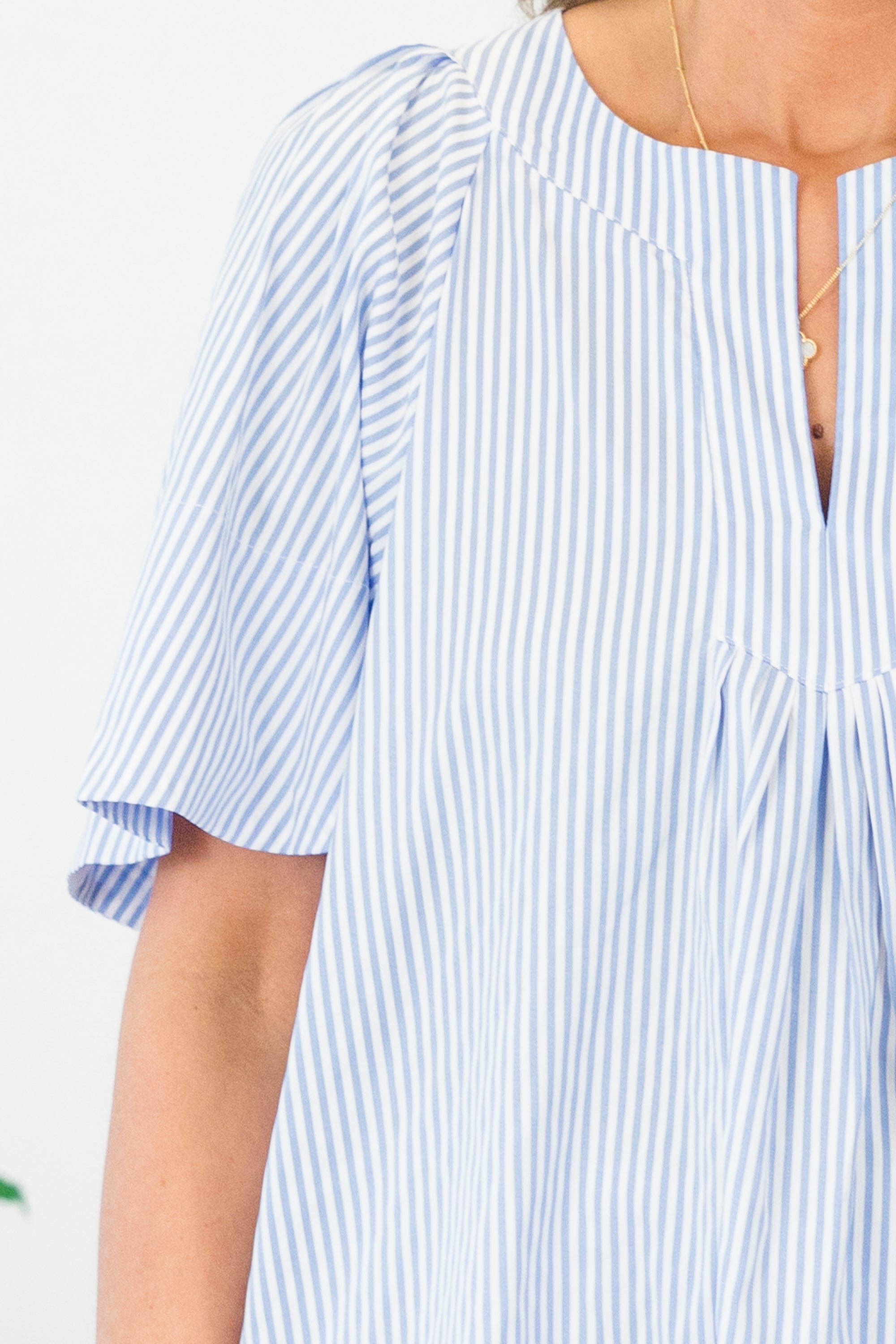 Nautical Breeze Top, Blue Stripe