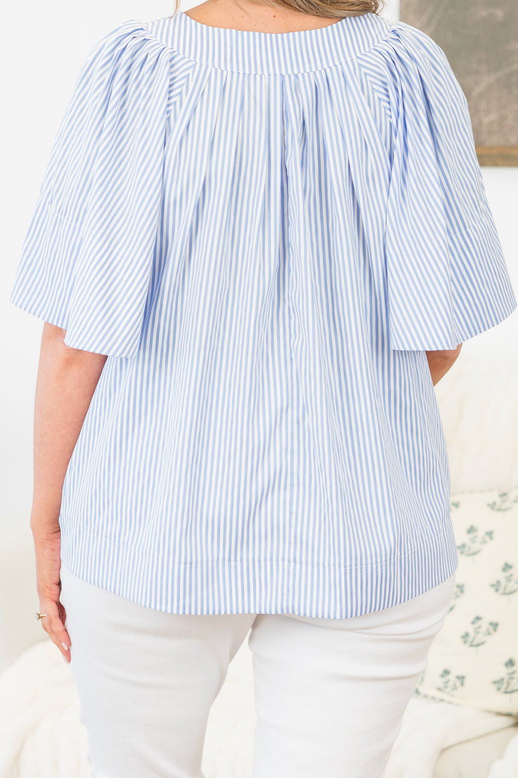 Nautical Breeze Top, Blue Stripe