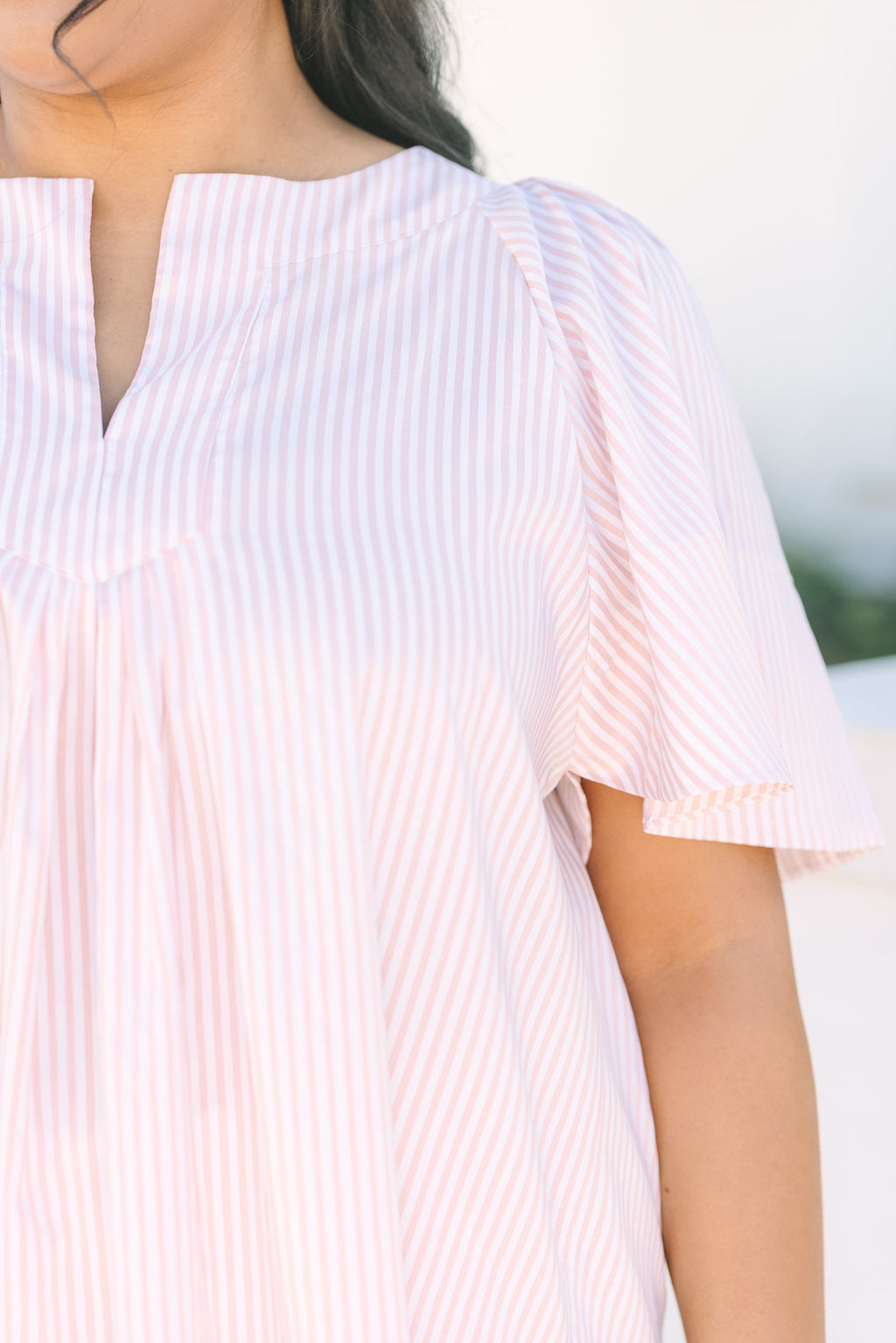 Nautical Breeze Top, Brown Stripe