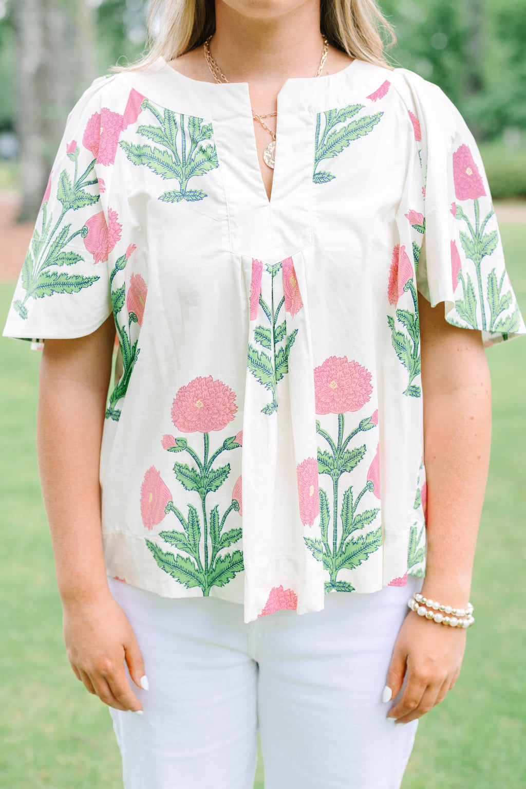 Nautical Breeze Top, Cream