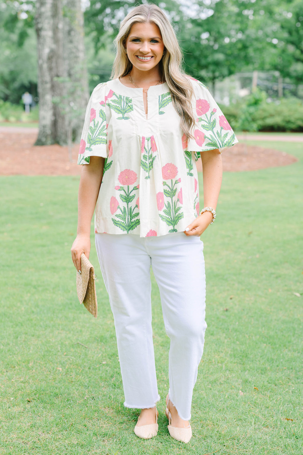 Nautical Breeze Top, Cream