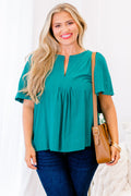 Nautical Breeze Top, Emerald