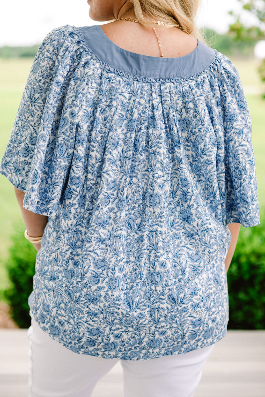 Nautical Breeze Top, Light Blue