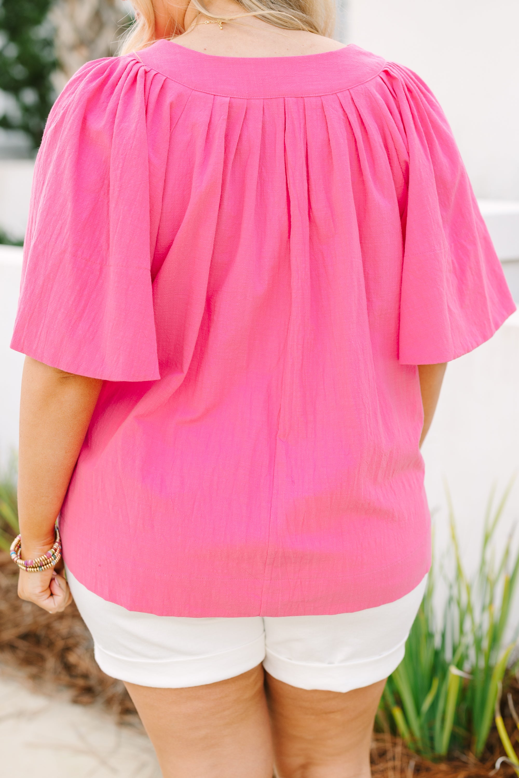 Nautical Breeze Top, Rose