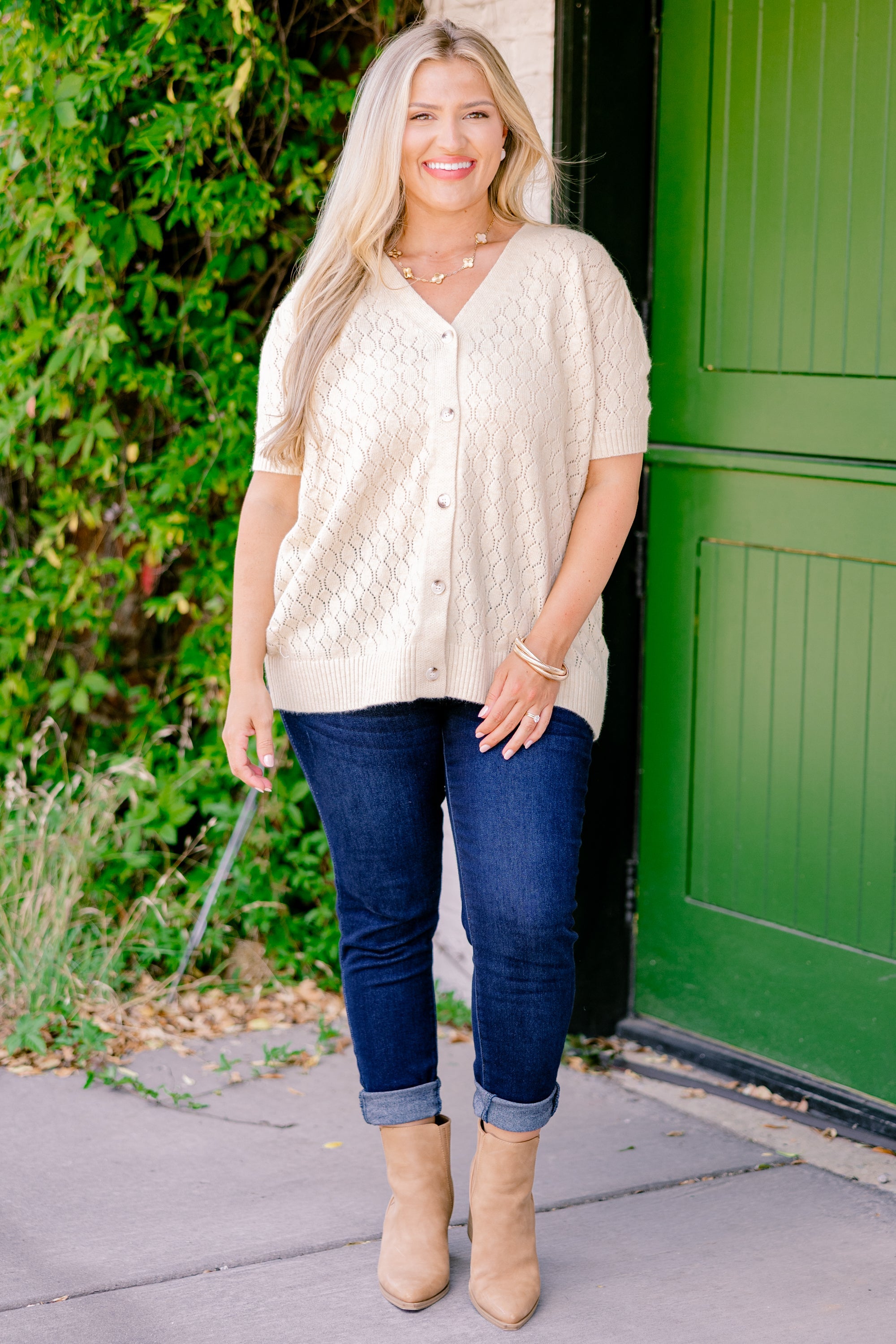 Neat And Tidy Cardigan, Brown