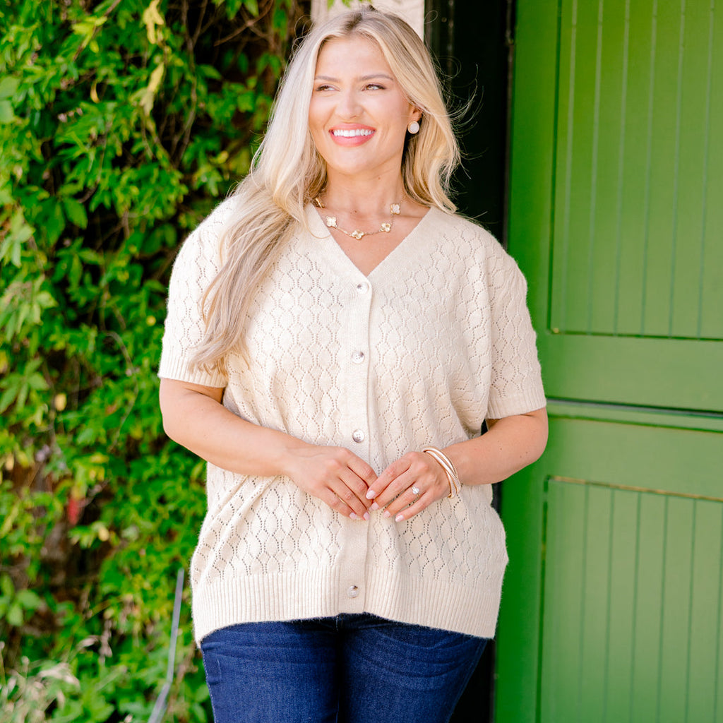 Neat And Tidy Cardigan, Brown