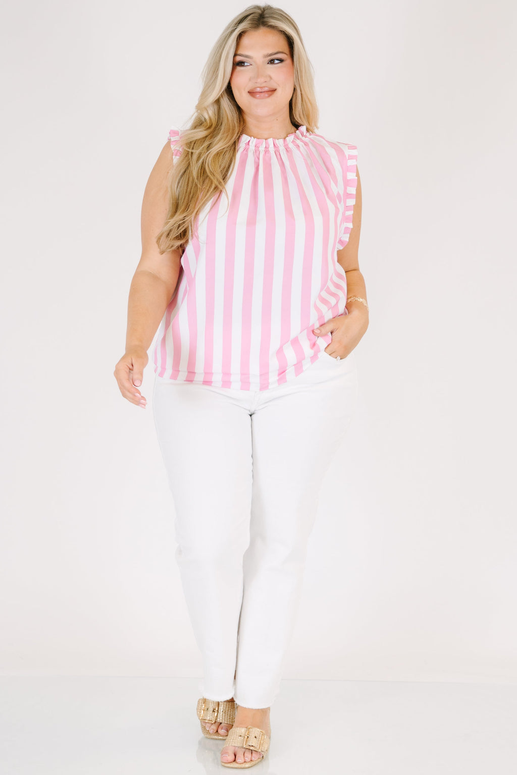 Never Cared Much Top, Pink