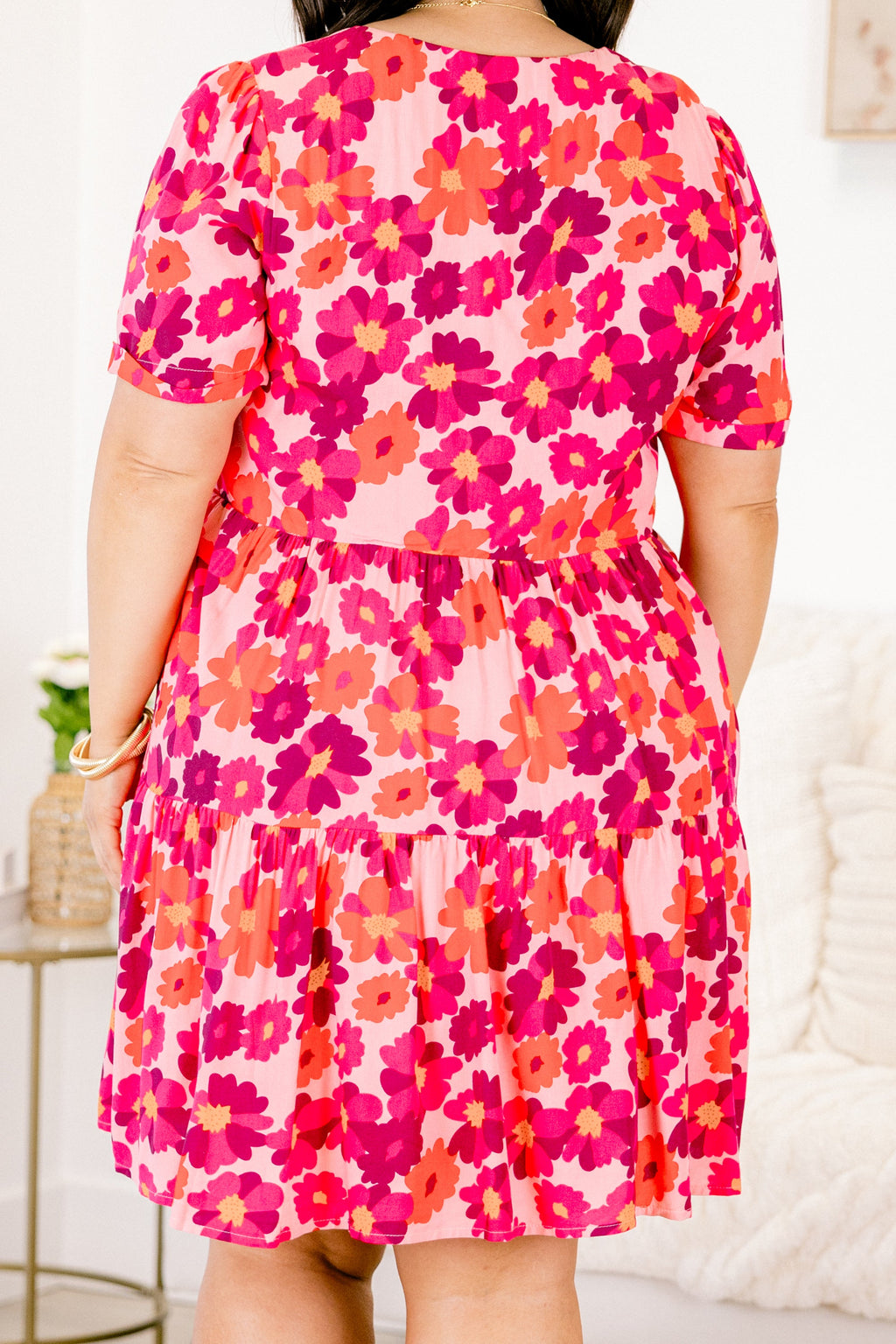 Never Growing Up Babydoll Dress, Pink