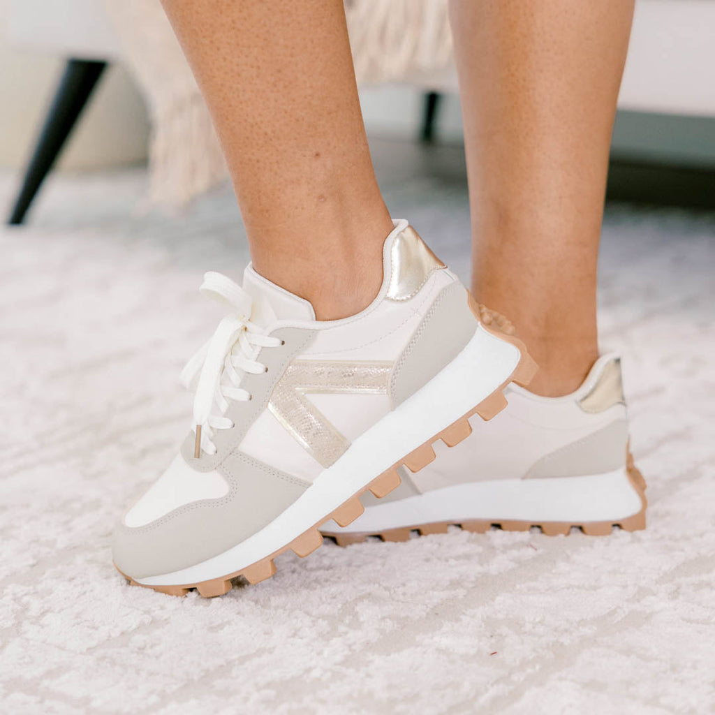 Never Out Of Reach Sneakers, Beige