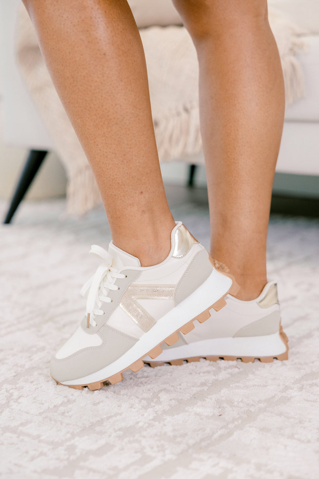 Never Out Of Reach Sneakers, Beige