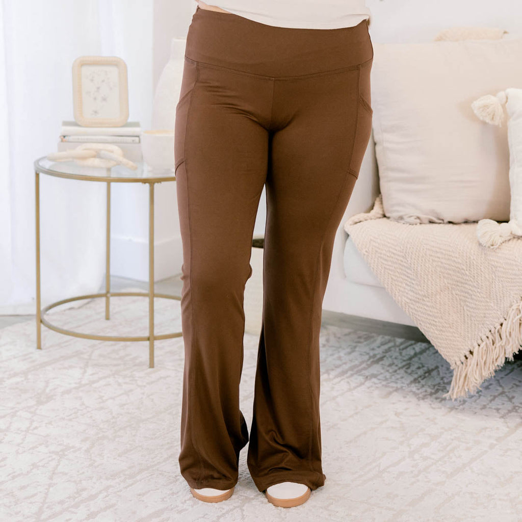 Never Quit Leggings, Brown