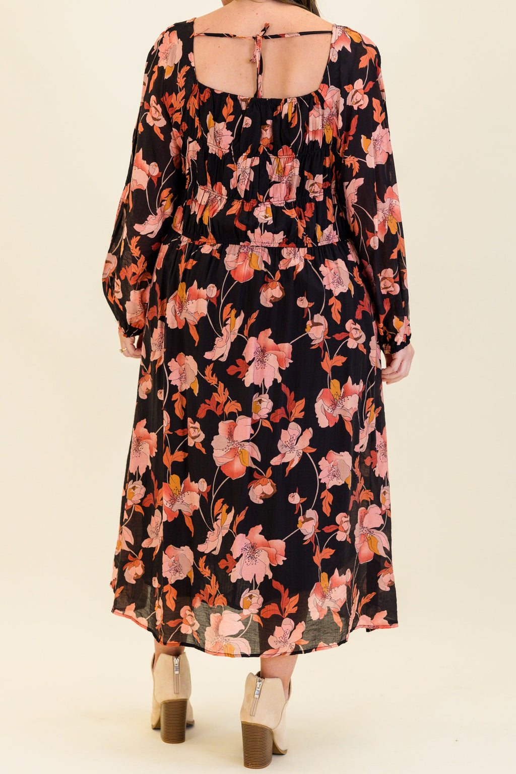 Never Too Early Midi Dress, Black