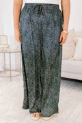 New Adventures Pants, Green Print