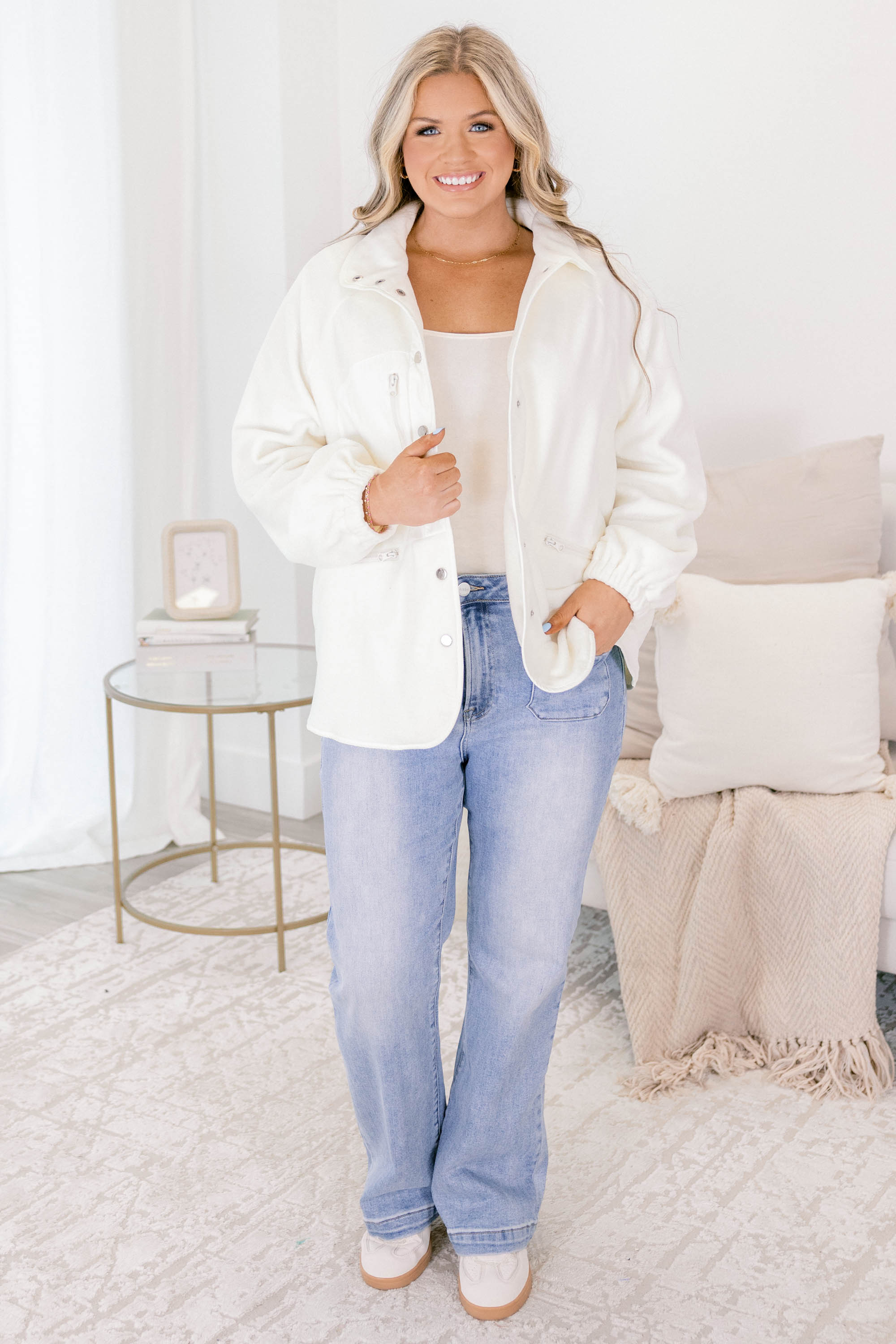 New Chapters Jacket, Beige