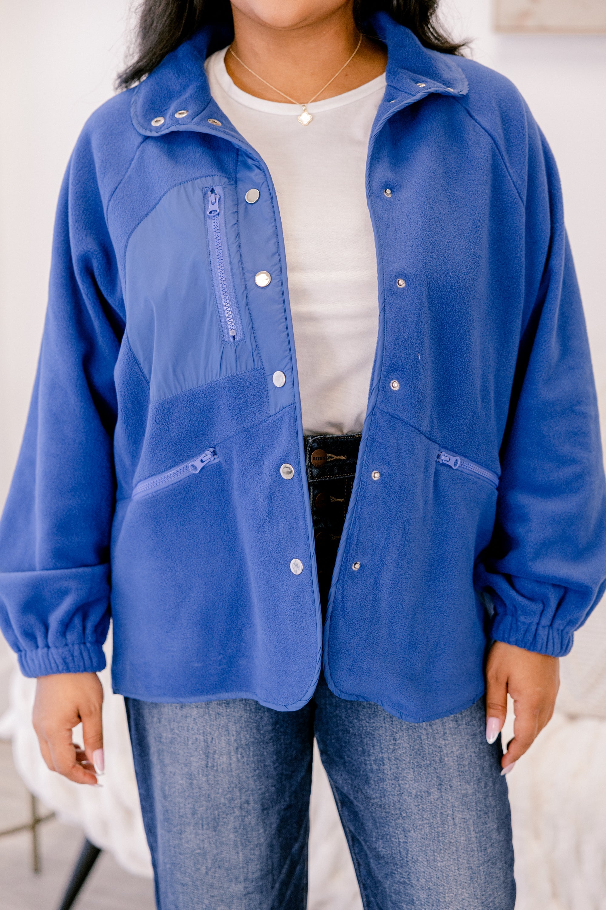 New Chapters Jacket, Blue